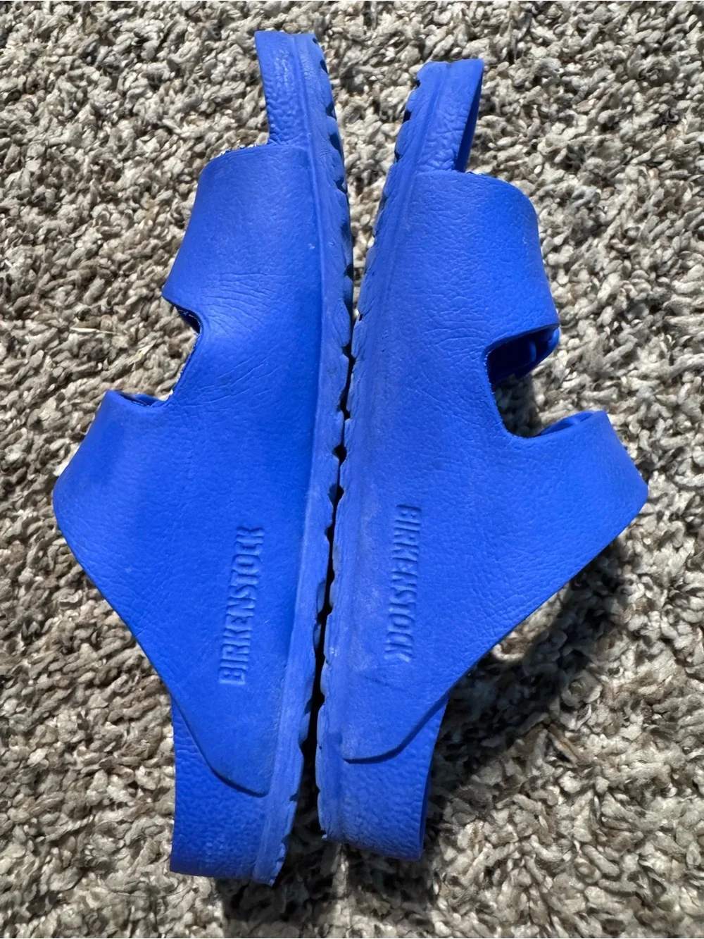 Birkenstock Kids Royal Blue Two-Buckle Slides